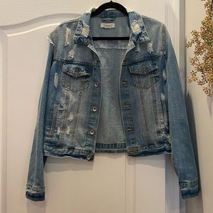 Ripped Up Denim Jacket
